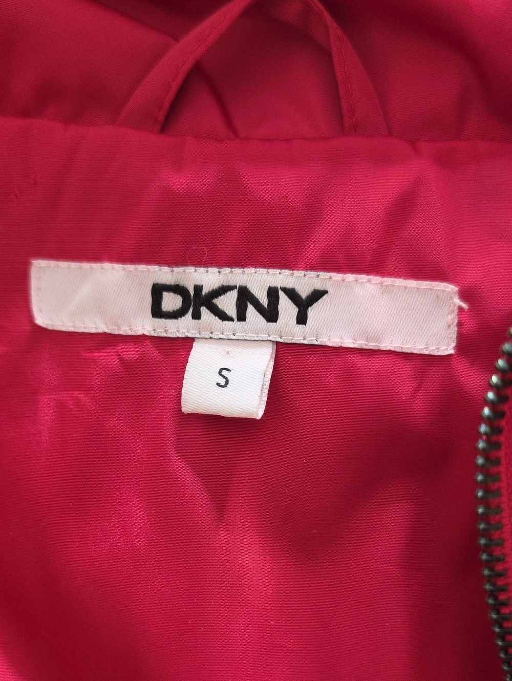 NWOT DKNY Raspberry Utility Anorak Jacket - Picture 7 of 12